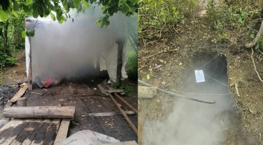 Kaçak 9 maden ocağı imha edildi