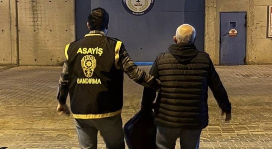 16 ayrı suçtan aranan şahıs Bandırma'da yakalandı