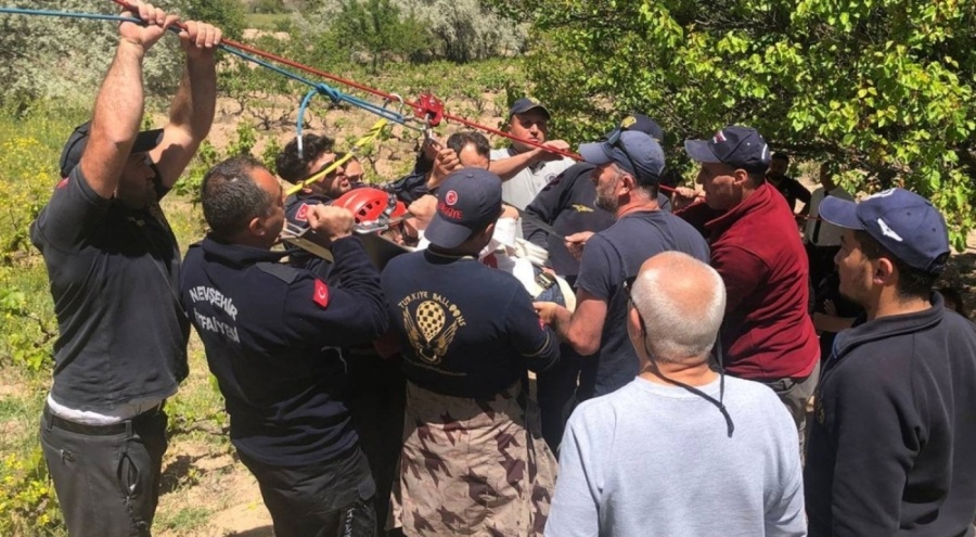 Kapadokya'da sıcak hava balonunda dehşet anları