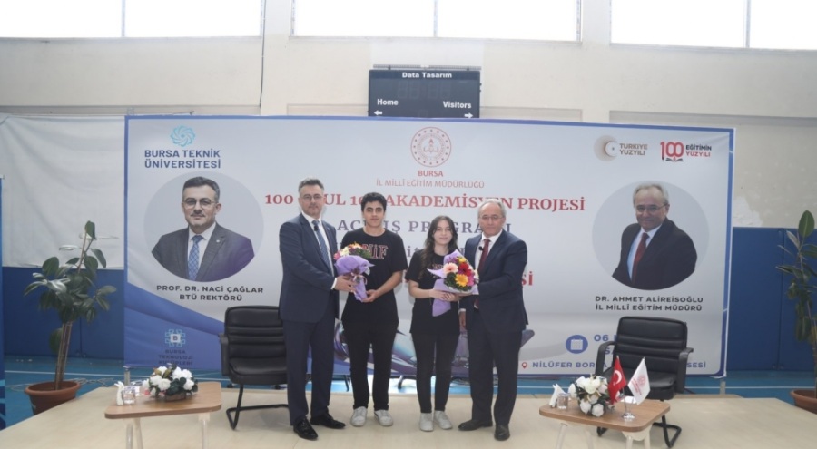 BTÜ Rektörü Prof. Dr. Naci Çağlar Nilüfer Borsa İstanbul Fen Lisesi öğrencileriyle buluştu