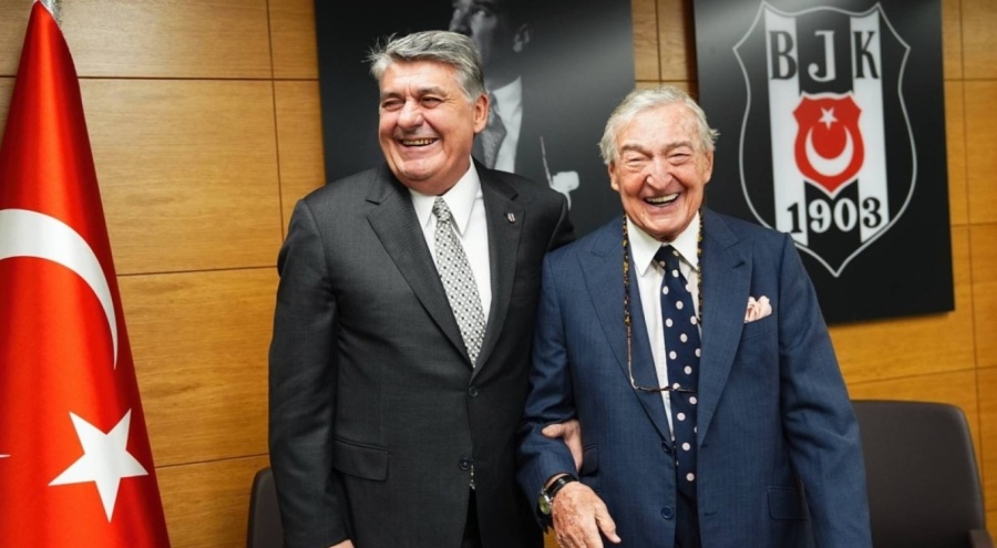 Rahmi Koç'tan Beşiktaş Kulübü Başkanı Serdal Adalı'ya ziyaret