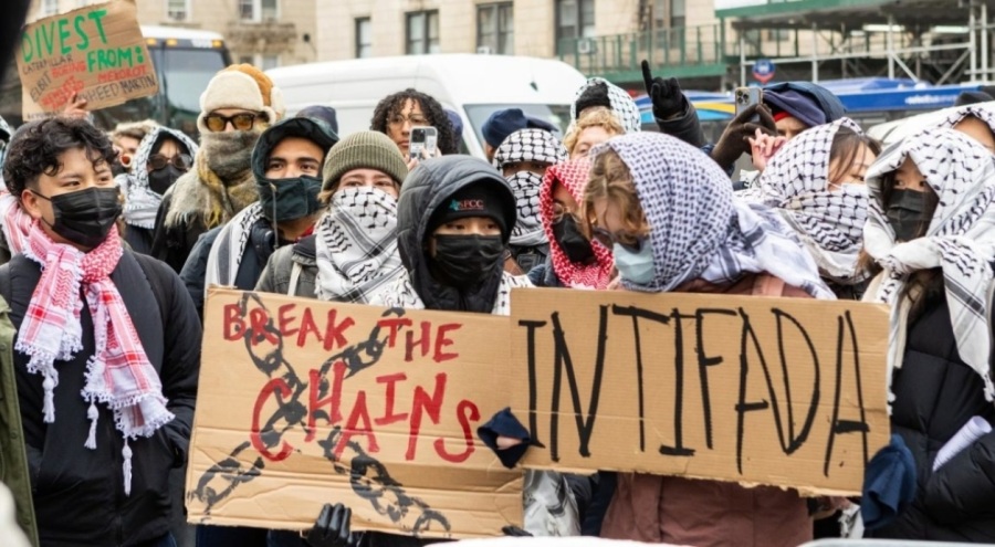 Columbia Üniversitesi'nde Filistin protestosuna polis müdahale etti
