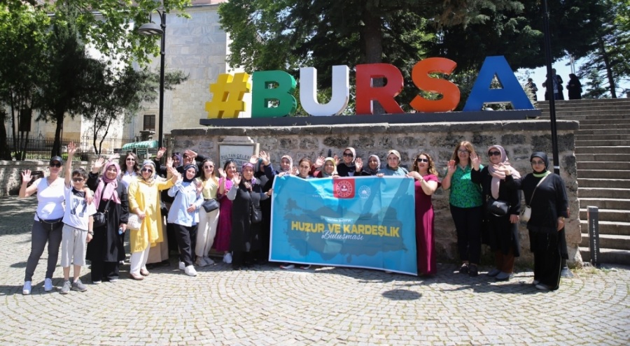 Van'dan gelen şehit ve gezi yakınları Bursa'ya hayran kaldı