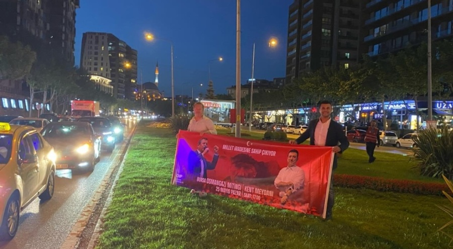 CHP Nilüfer'den bilboard eylemi!