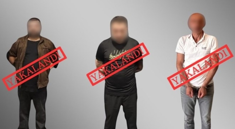 Kırmızı bültenle aranan üç kişi yakalandı