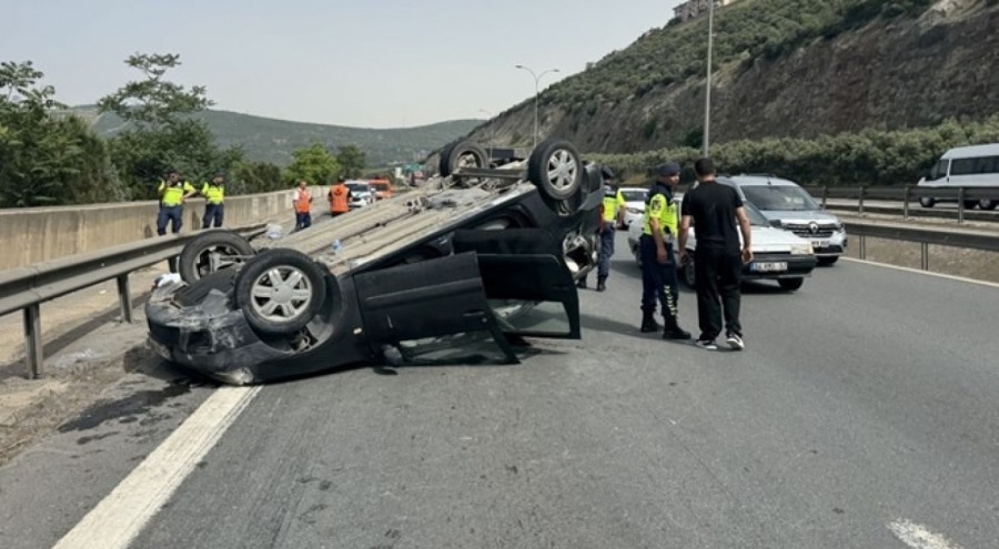 Anadolu Otoyolu'nda kaza: 3 yaralı