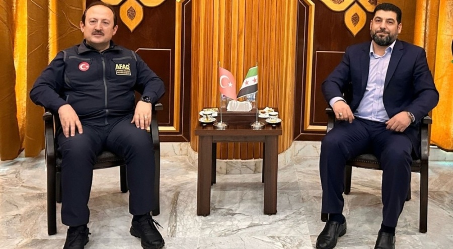 AFAD Başkanı Pehlivan'dan Lazkiye Valiliğine ziyaret