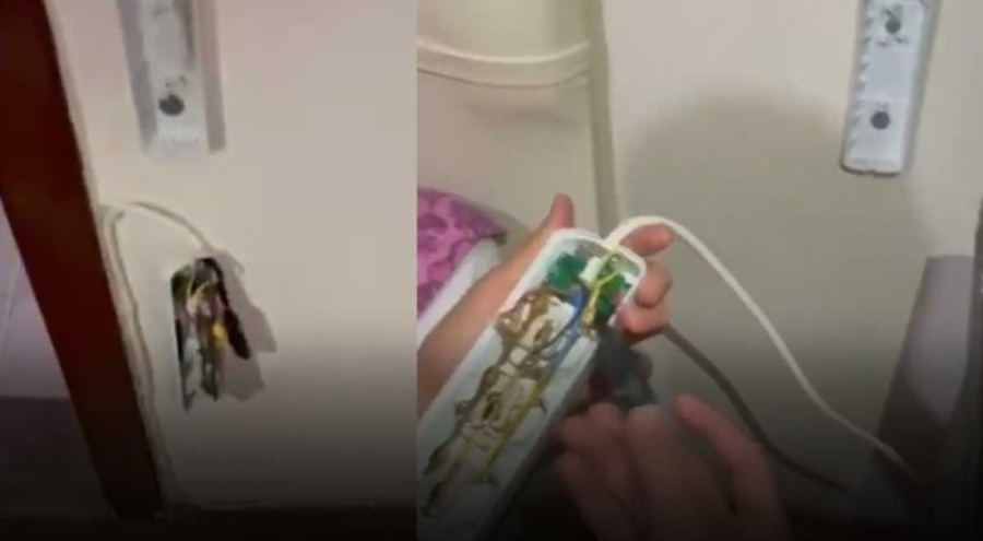 Aparttaki prizin içinden kamera çıktı!