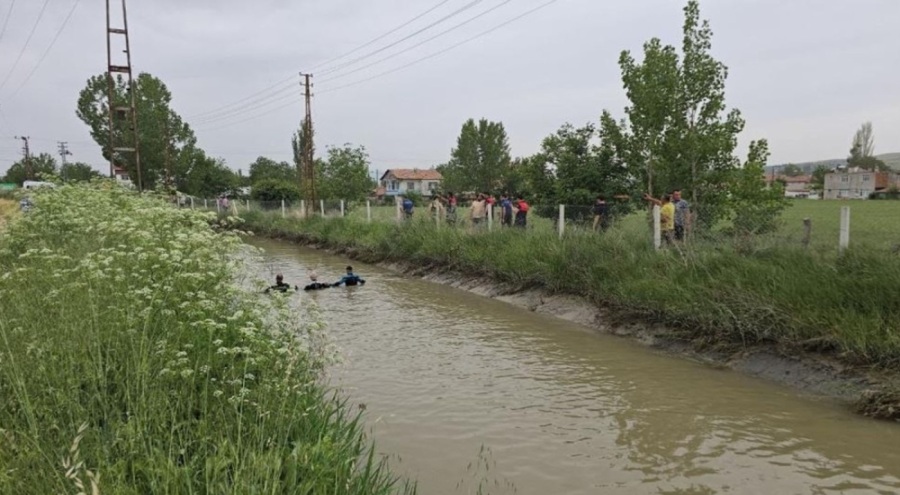 Girdiği sulama kanalında kaybolan çocuktan acı haber geldi