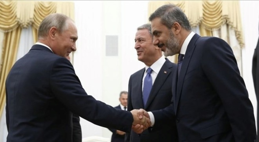 Bakan Fidan, Putin ile biraraya geldi