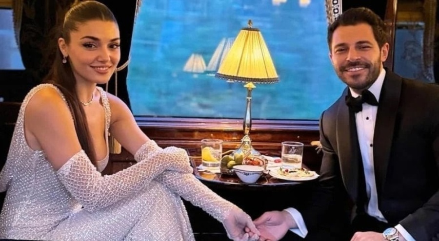 Hande Erçel ile Hakan Sabancı, tren romantizmine servet harcadı