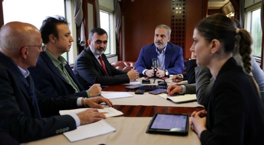 Bakan Fidan trenle Ukrayna'ya gidiyor