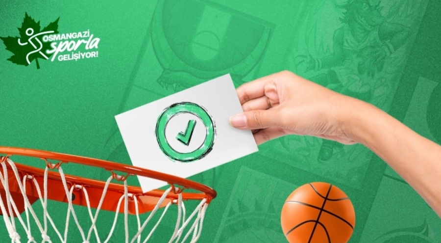 Basketbol sahalarının tasarımını Osmangazililer oylarıyla belirleyecek