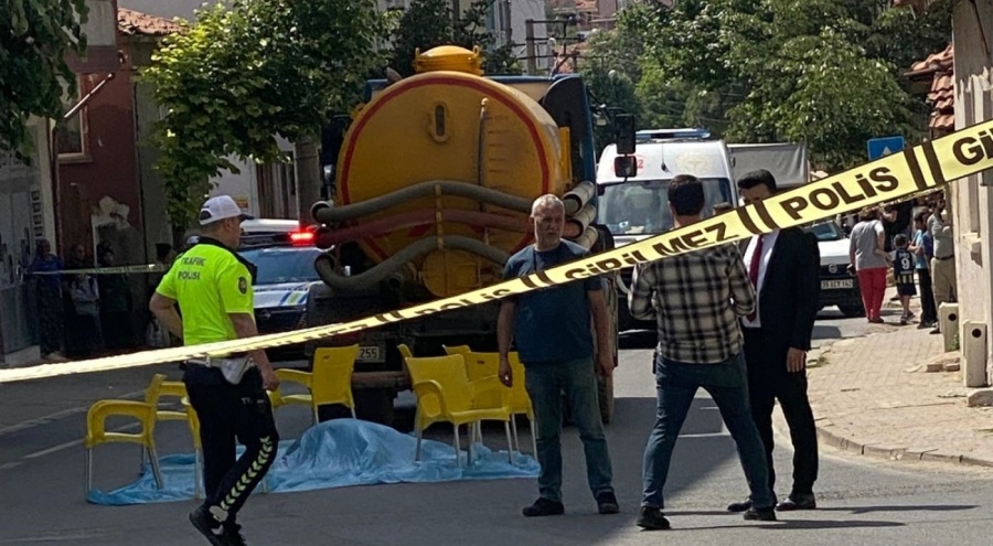 Vidanjörün çarptığı yaşlı kadın hayatını kaybetti