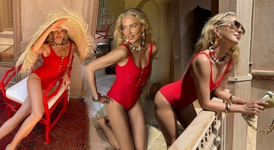 Burcu Esmersoy'un tatil pozları büyüledi