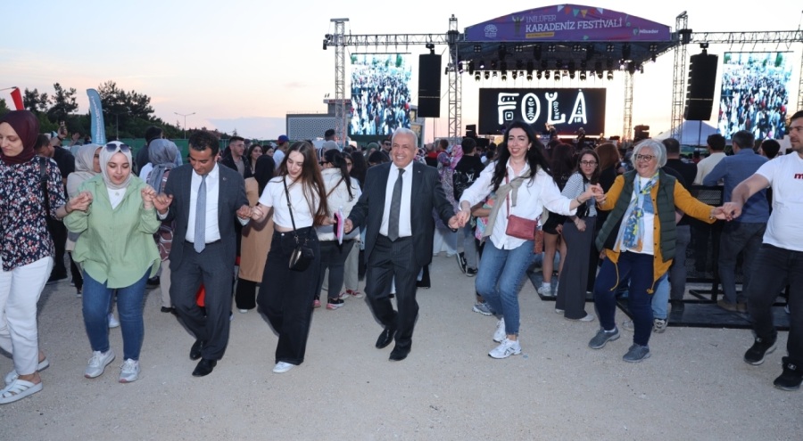 Nilüfer'de Karadeniz Festivali coşkusu yaşandı