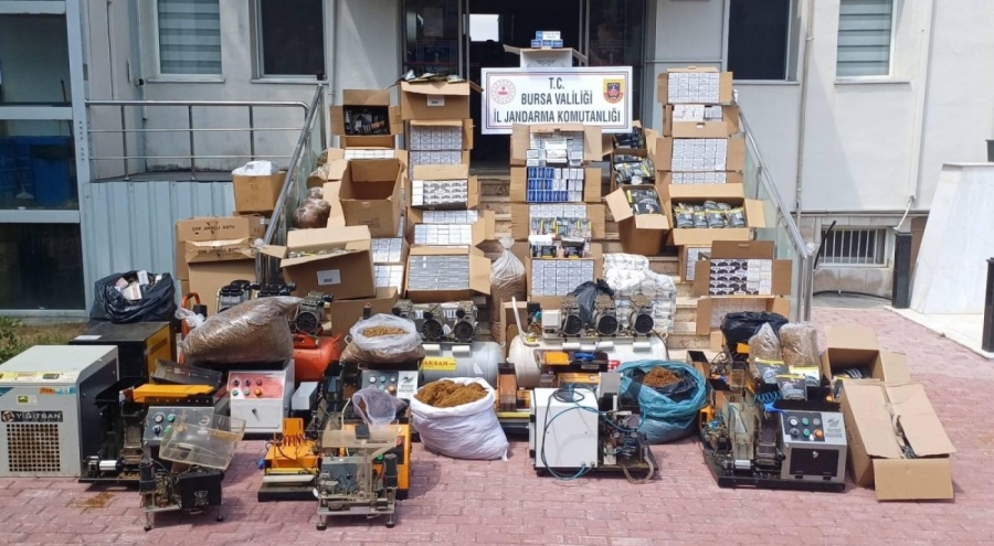 Bursa'da kaçakçılık operasyonunda yakalanan 3 şüpheli tutuklandı