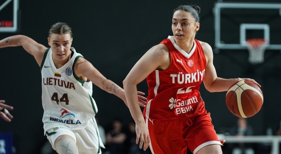 A Milli Kadın Basketbol Takımı, Litvanya'yı mağlup etti