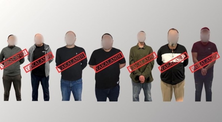 Kırmızı bültenle aranan 7 kişi yakalandı