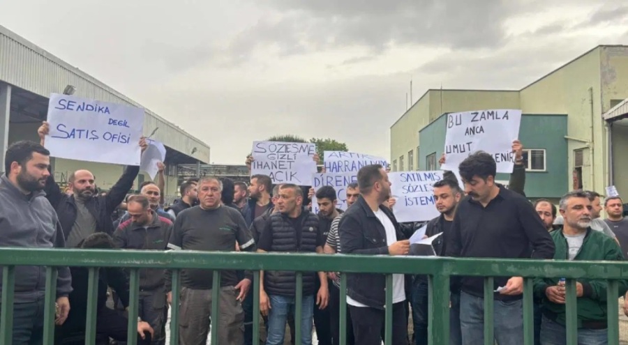 Bursa'da Aroma Fabrikası'nda direniş sürüyor! "Eleştireni işten çıkarıyorlar"