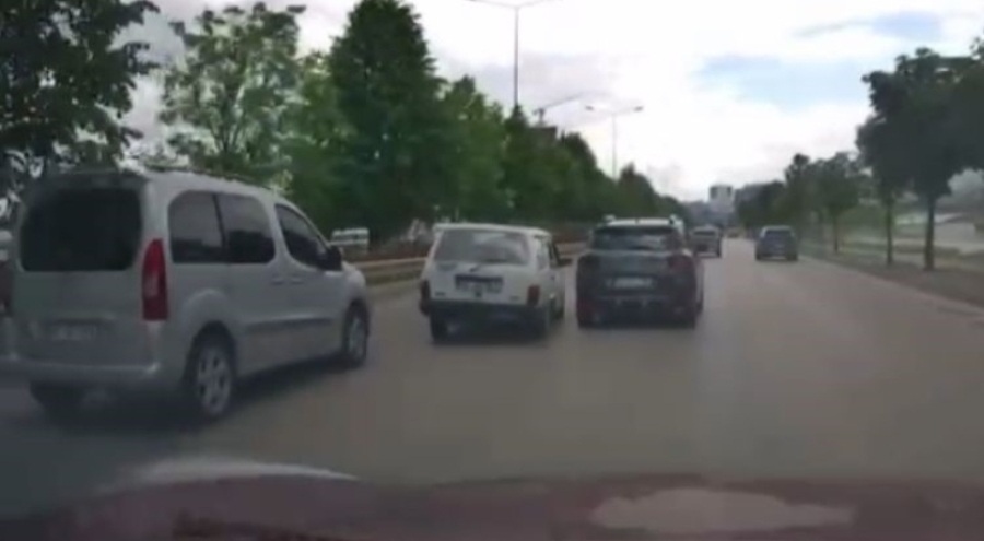 Bursa'da trafikte ölümüne makas kamerada