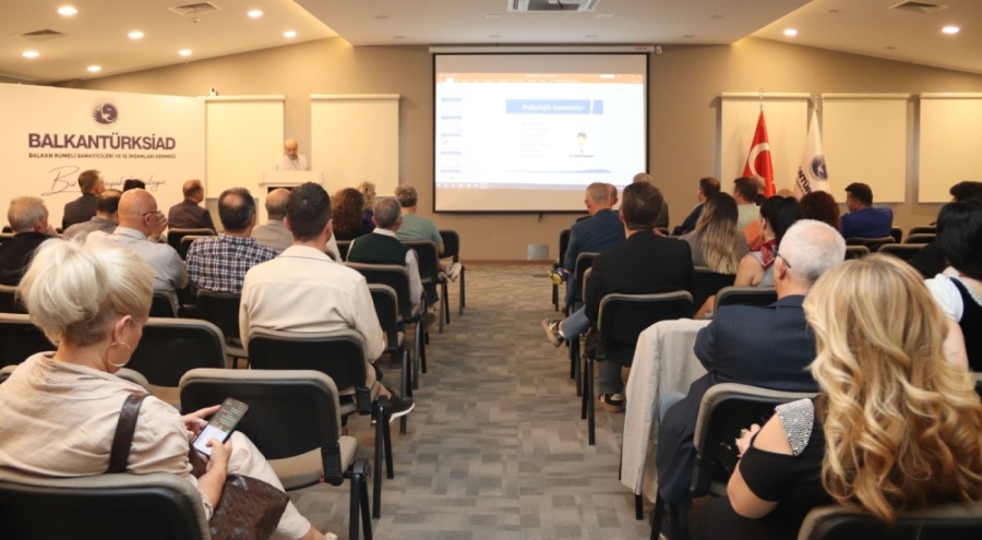 BALKANTÜRKSİAD'da "Stres Yönetimi" konuşuldu