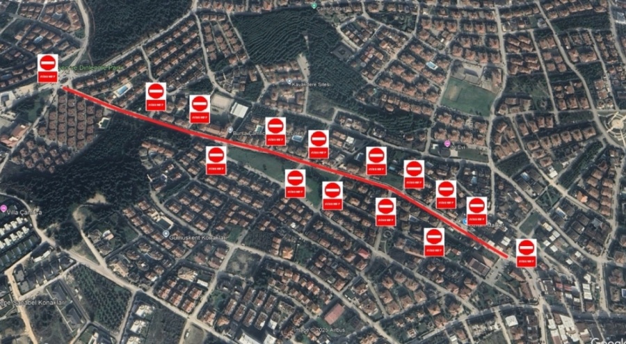 Bursa'da trafik düzenlemesi! O yollar trafiğe kapatılacak