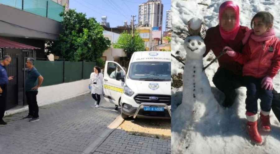 Mersin'de 2,5 yıl önce 13 yaşındaki kızı öldürülmüştü! Anne ve oğlu kanlar içinde bulundu