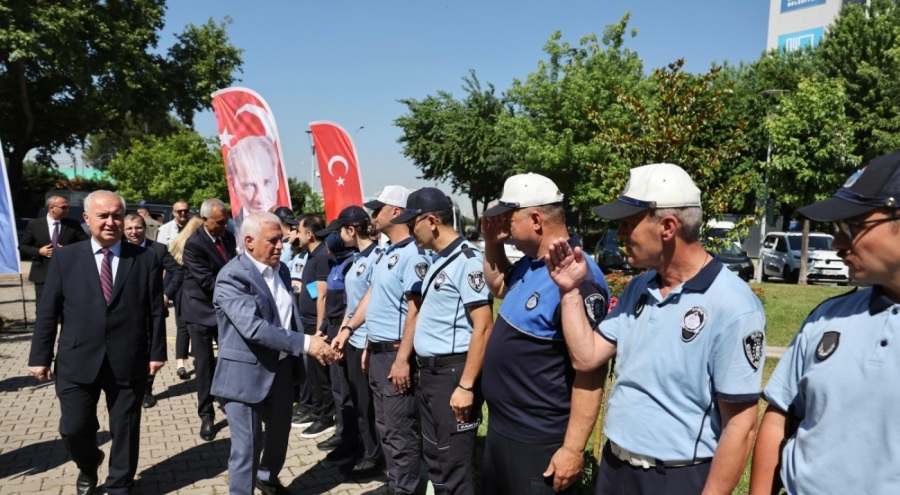 Bursa Büyükşehir zabıta ekipleri, Kurban Bayramı'nda da sahada