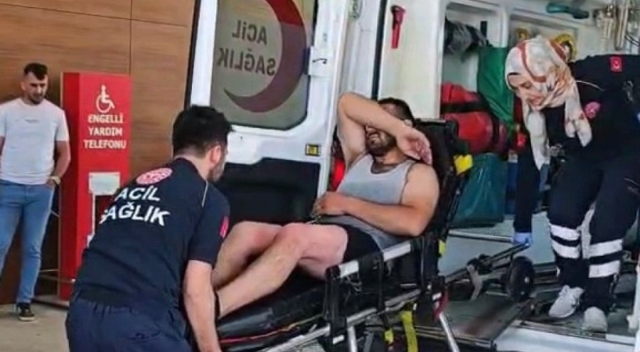 Bursa'da radyatörden fışkıran kaynar su oto tamircisini yaraladı