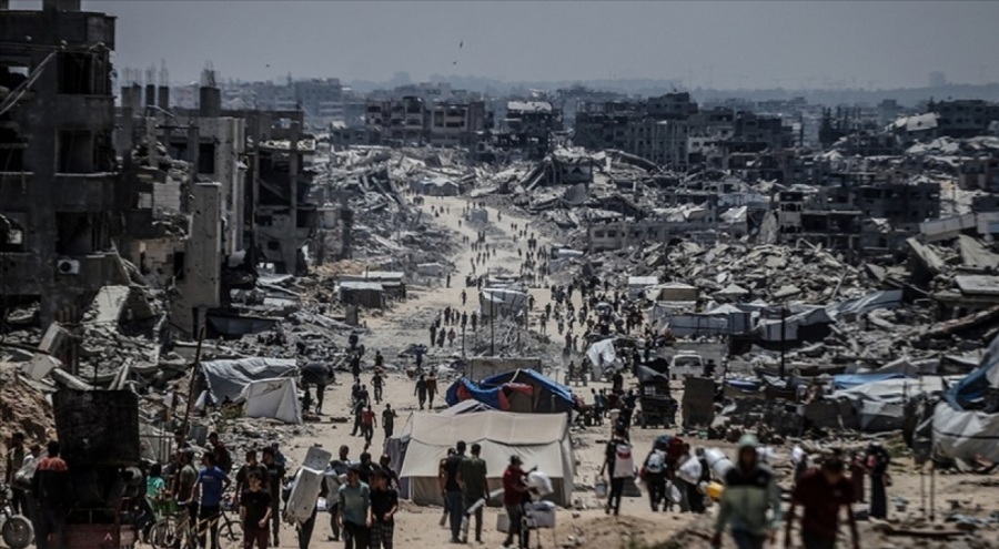 BM: İsrail, marttan bu yana Gazze'de 640 binden fazla kişiyi yerinden etmeye zorladı
