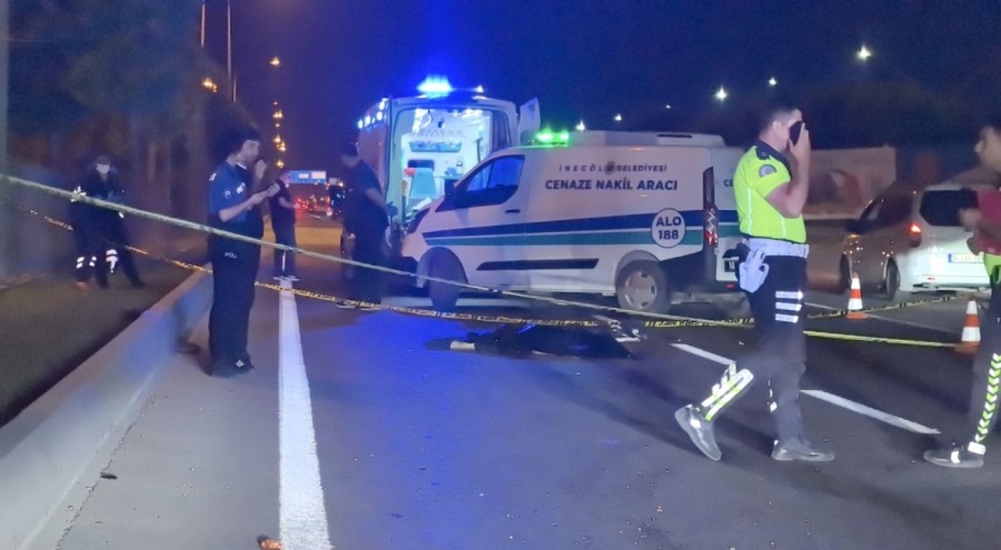 Bursa'da otomobilin çarptığı yaya hayatını kaybetti
