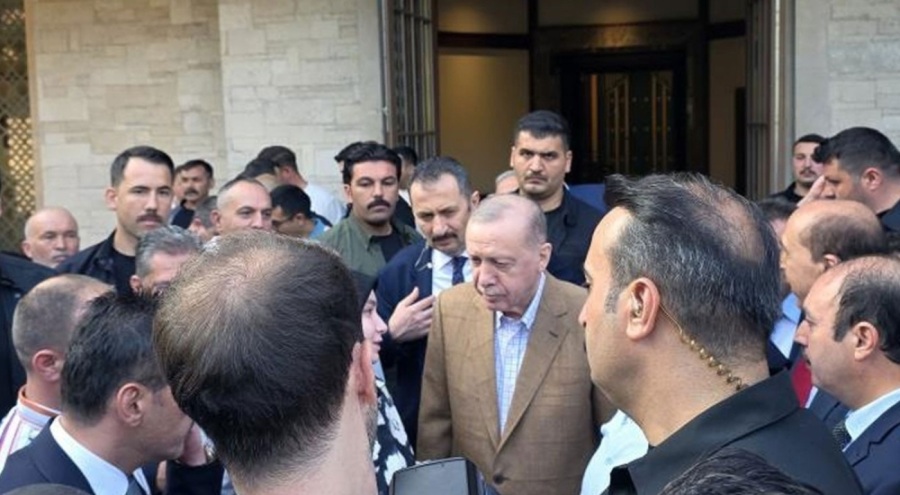 Cumhurbaşkanı Erdoğan bayram namazını Marmaris'te kıldı