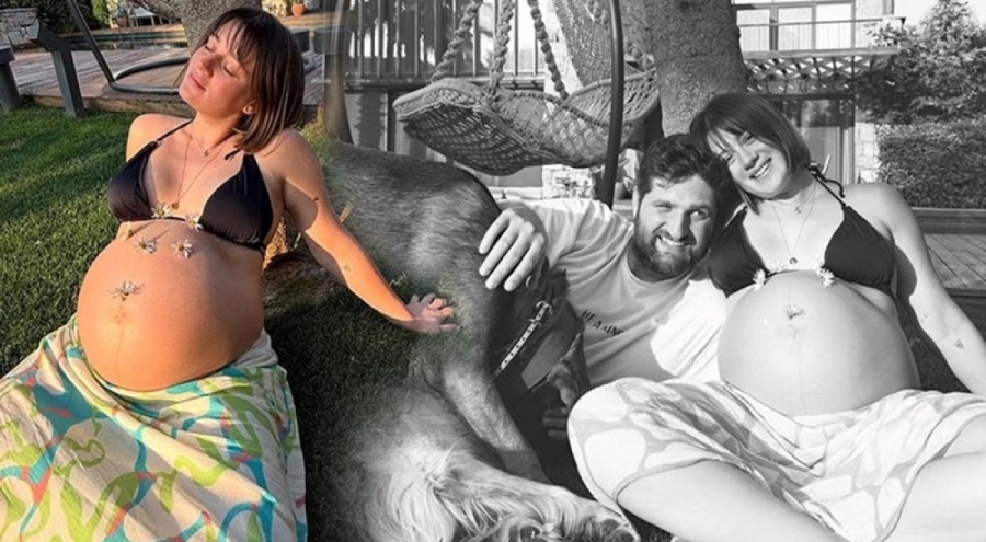 Gizem Karaca'dan karnı burnunda yeni pozlar
