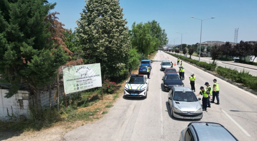 İnegöl'de trafik uygulaması gerçekleştirildi