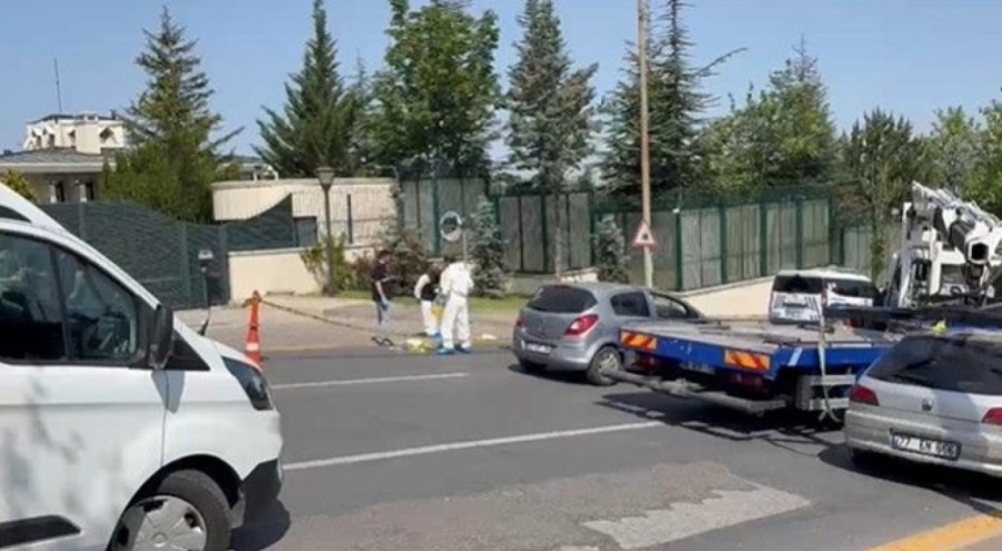 Çankaya Köşkü yakınında hareketli dakikalar