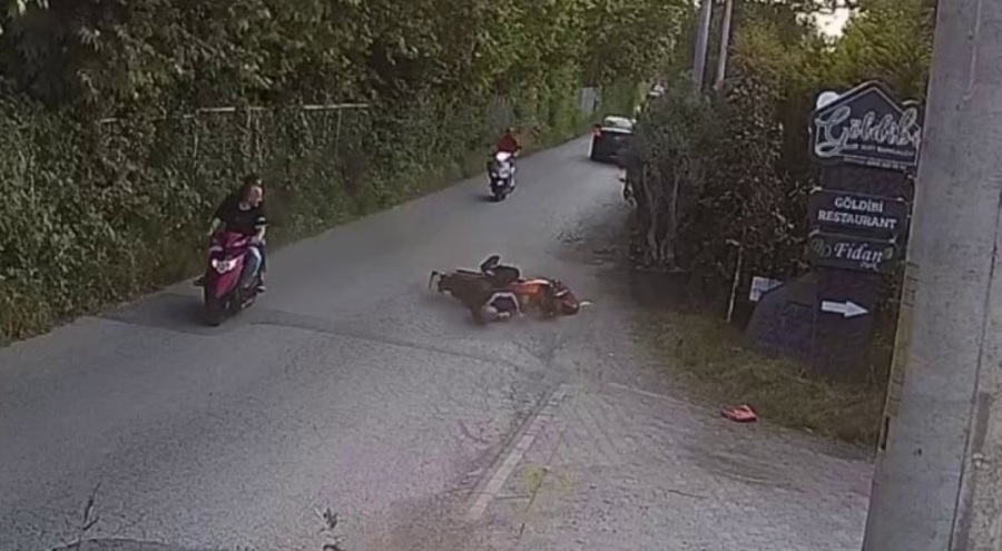 Kasksız sürüş canına mal oluyordu!