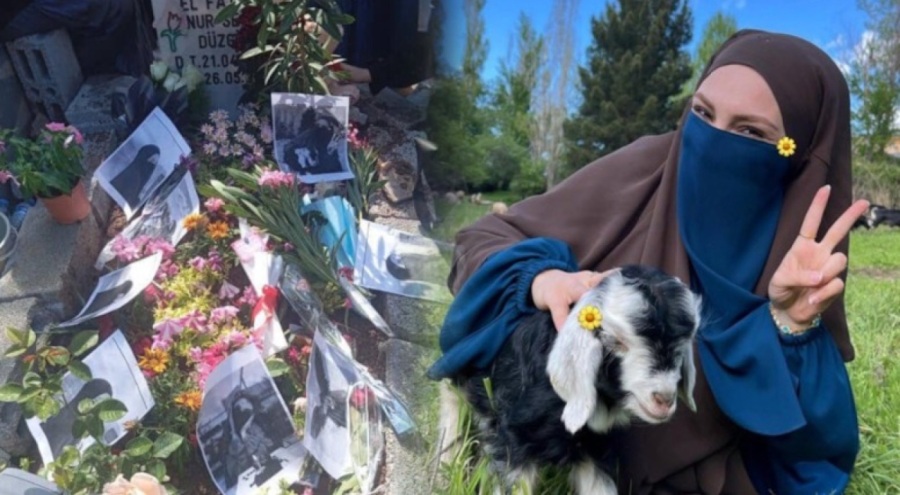 Canına kıyan Hafize Sena'nın mezarı taşındı