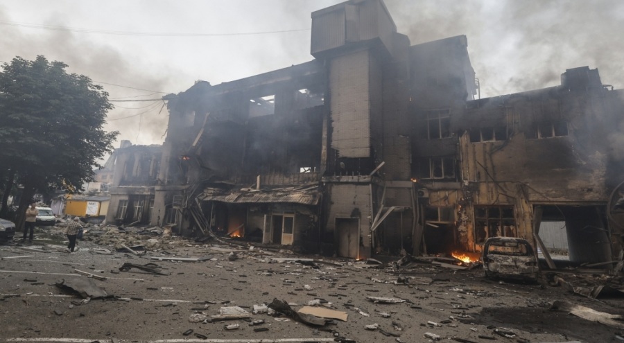 Rusya, Kiev'e en büyük saldırılardan birini gerçekleştirdi