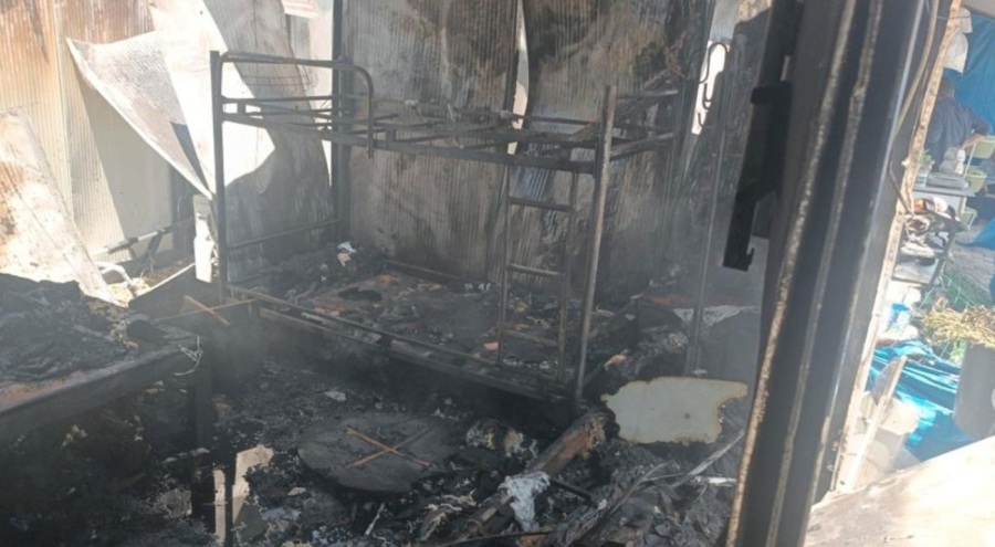 Adıyaman'da çıkan yangında konteynerler kullanılamaz hale geldi