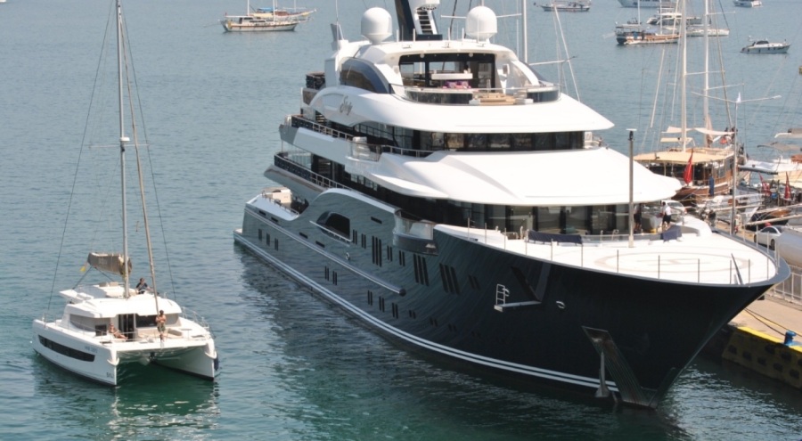 Ultra lüks yat 'Solandge' Fethiye'de