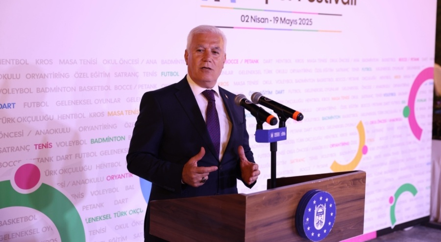100 bin sporcu Bursa Uluslararası Spor Festivali'ne katıldı