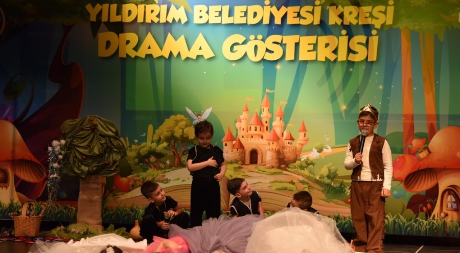 Yıldırım'da minikler mezuniyet sevinci yaşadı