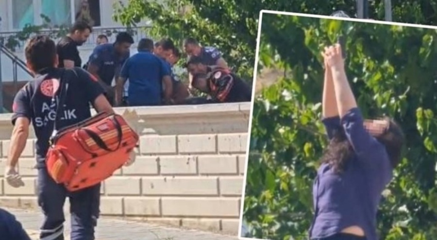 Kıskançlık krizi! Erkek arkadaşının ofisini kurşunladı, intihara kalkıştı