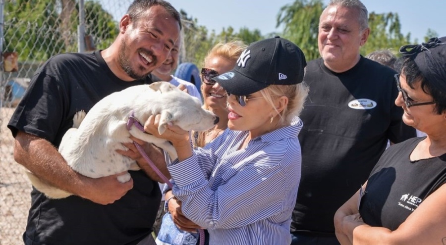 Ajda Pekkan, sokak hayvanları için Bursa'da