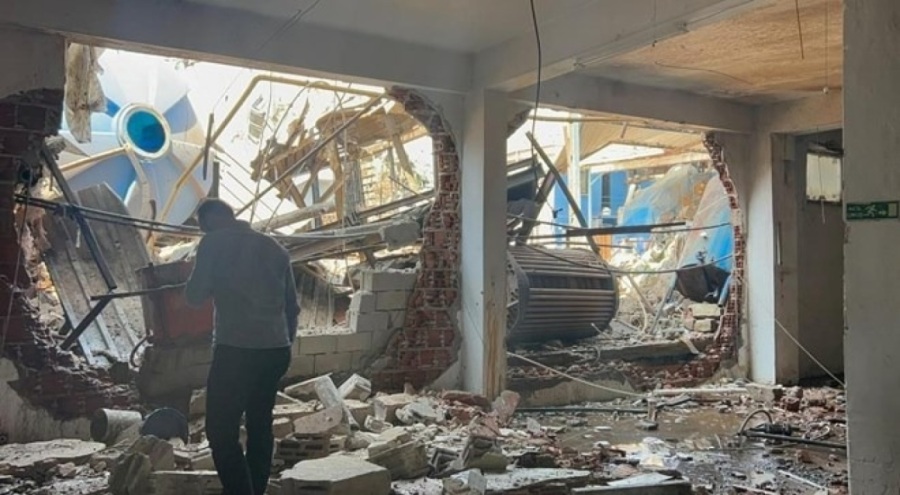 Tekstil atölyesinde patlama