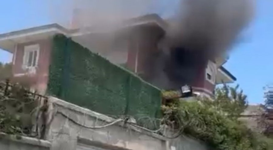 Sarıyer'de villada yangın