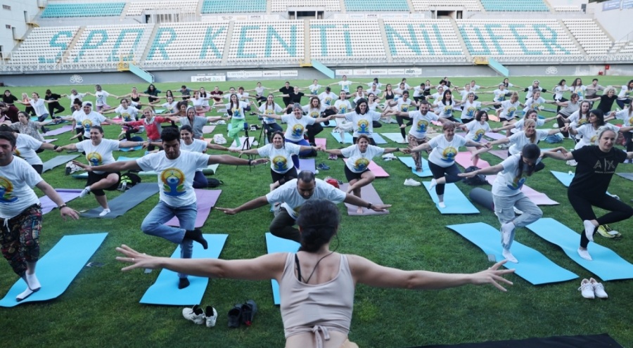 Nilüfer'de Yoga Günü'ne özel etkinlik