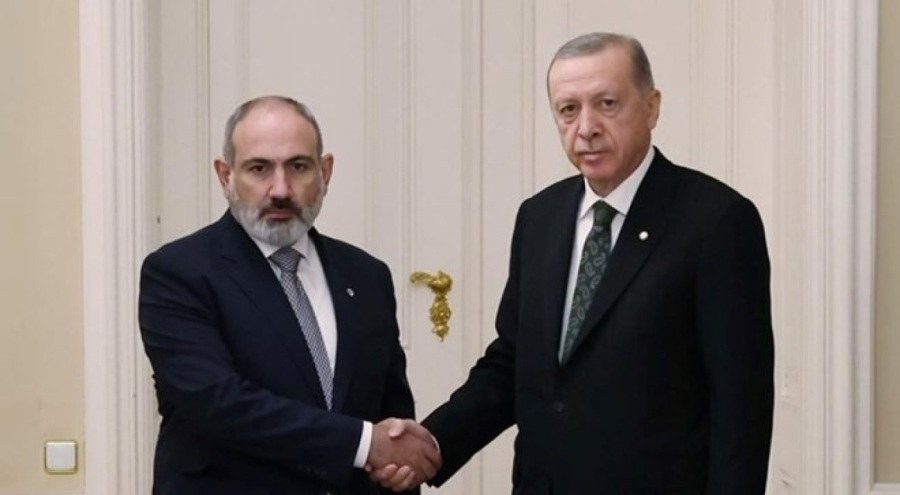 Cumhurbaşkanı Erdoğan, Paşinyan'ı kabul etti
