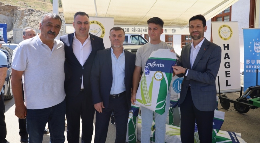 Bursa'da dağ ilçelerine silajlık mısır tohumu desteği